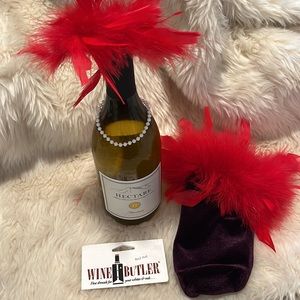 $25/2 NIP Wine Butler Wrap Wine Bottle Outfit Gift wrap